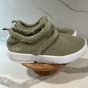 OOFOS Olive Green Women's Shoes